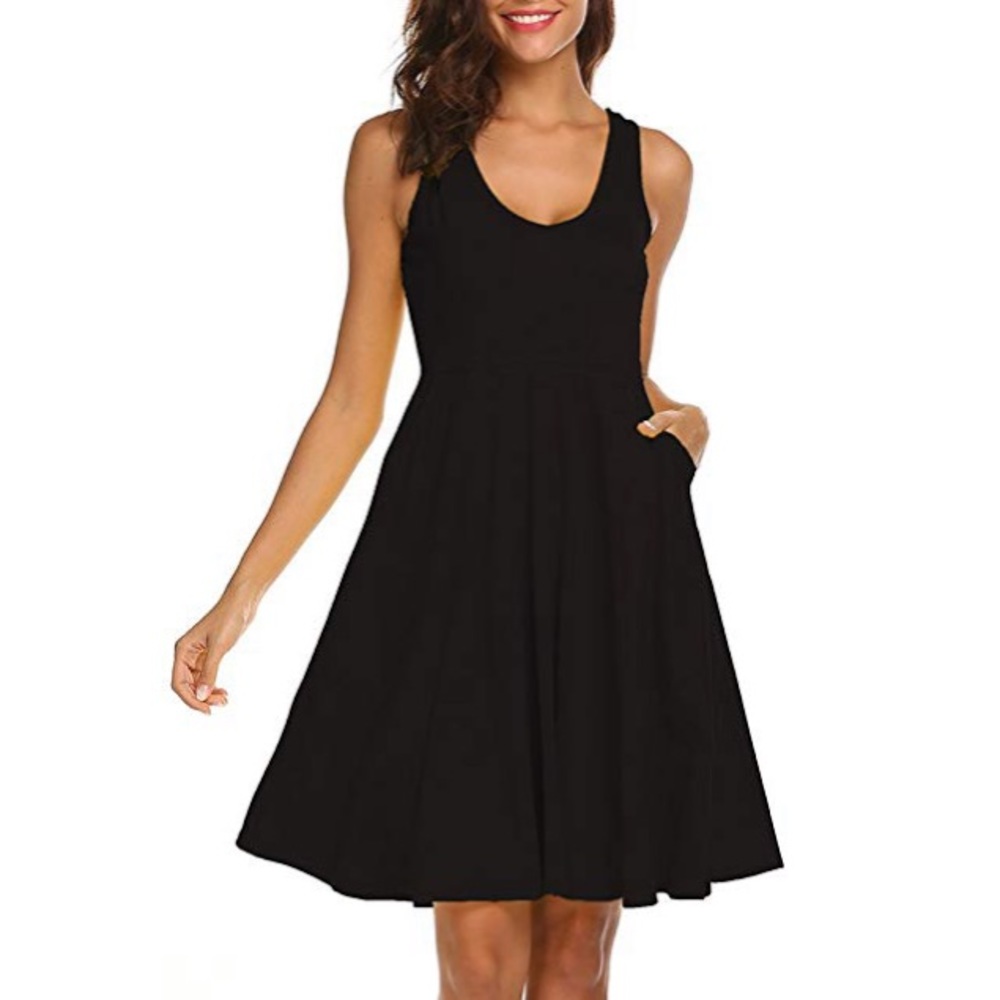 NEW 👗women’s v-neck dress with pockets